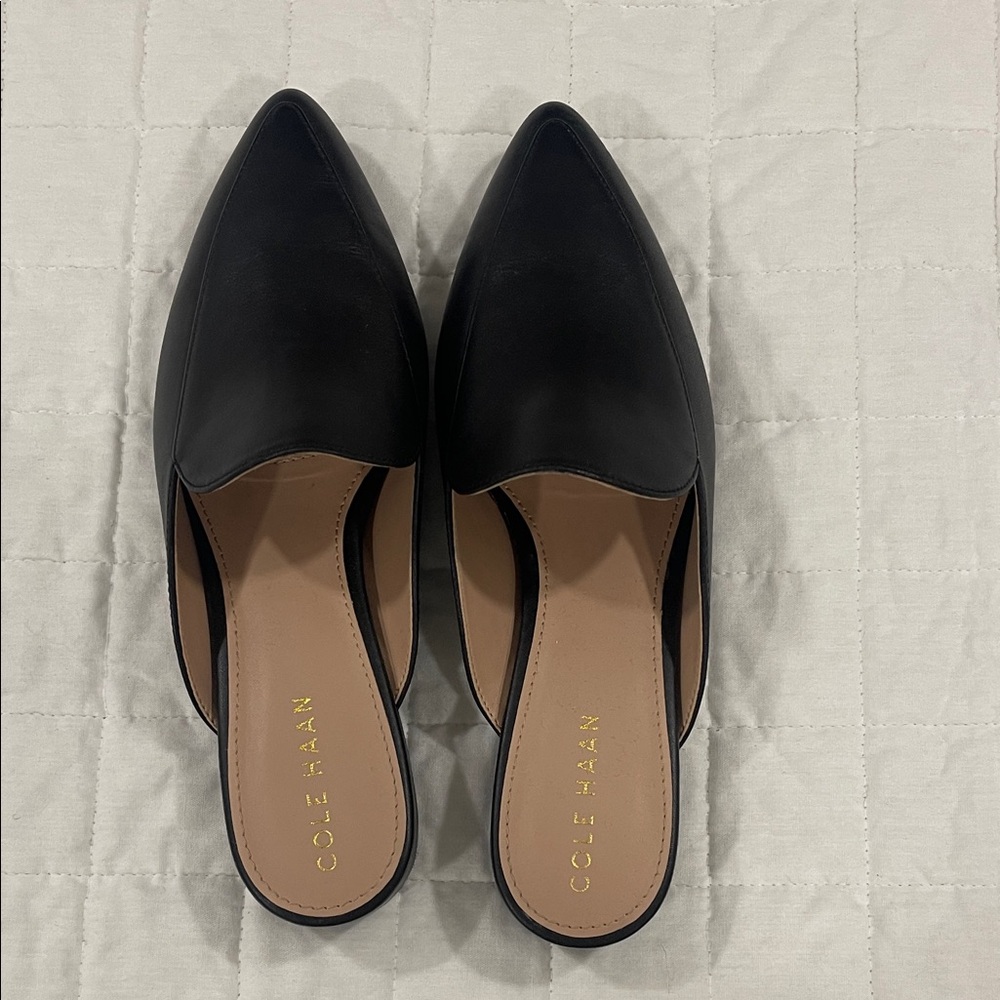 Cole Haan Women's Black Mules